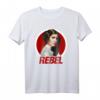 Star Wars Princess Leia REBEL Badge Graphic T-Shirt - Offizielles Lizenzprodukt