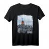 Enjoy Herren Damen Kinder Cool New York City Skyline Graphic T-Shirt – Modisches NYC Shirt mit Freiheitsstatue & Skyline für die ganze Familie