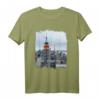 Enjoy Herren Damen Kinder Cool New York City Skyline Graphic T-Shirt – Modisches NYC Shirt mit Freiheitsstatue & Skyline für die ganze Familie
