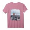 Enjoy Herren Damen Kinder Cool New York City Skyline Graphic T-Shirt – Modisches NYC Shirt mit Freiheitsstatue & Skyline für die ganze Familie
