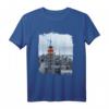 Enjoy Herren Damen Kinder Cool New York City Skyline Graphic T-Shirt – Modisches NYC Shirt mit Freiheitsstatue & Skyline für die ganze Familie