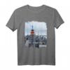 Enjoy Herren Damen Kinder Cool New York City Skyline Graphic T-Shirt – Modisches NYC Shirt mit Freiheitsstatue & Skyline für die ganze Familie
