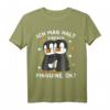 Ich mag halt Pinguine Kinder Mädchen Damen T-Shirt - Lustiges Pinguin Design als Geschenkidee für Weihnachten & Geburtstag