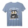 Ich mag halt Pinguine Kinder Mädchen Damen T-Shirt - Lustiges Pinguin Design als Geschenkidee für Weihnachten & Geburtstag