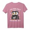 Ich mag halt Pinguine Kinder Mädchen Damen T-Shirt - Lustiges Pinguin Design als Geschenkidee für Weihnachten & Geburtstag