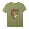 Leopard, Gepard, Cheetah, Jaguar Tier Geschenk T-Shirt im Aquarellstil - Klassisch geschnitten, perfekt für Tierliebhaber