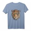 Leopard, Gepard, Cheetah, Jaguar Tier Geschenk T-Shirt im Aquarellstil - Klassisch geschnitten, perfekt für Tierliebhaber