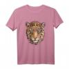 Leopard, Gepard, Cheetah, Jaguar Tier Geschenk T-Shirt im Aquarellstil - Klassisch geschnitten, perfekt für Tierliebhaber