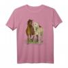 Zeichnung liebender Pferde - Pferdemotiv T-Shirt für Pferdeliebhaber, Reiter & Tierfans, perfektes Geschenk