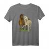 Zeichnung liebender Pferde - Pferdemotiv T-Shirt für Pferdeliebhaber, Reiter & Tierfans, perfektes Geschenk