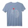 Igel Liebe Kinder Damen Mädchen T-Shirt – Süßes Tiermotiv-Shirt als Geschenk für Kinder, Damen und Igel-Liebhaber zu Weihnachten & Geburtstag