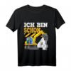Kinder 4. Geburtstag Bagger T-Shirt – Lustiges Baustellen Geschenk für Jungen zum vierten Geburtstag, perfekt für Feier und Kindergarten