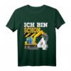 Kinder 4. Geburtstag Bagger T-Shirt – Lustiges Baustellen Geschenk für Jungen zum vierten Geburtstag, perfekt für Feier und Kindergarten