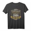 Lustiges 18. Geburtstag T-Shirt für Jungen & Mädchen - Witzige Geschenkidee und Dekoration für den 18. Geburtstag 2006