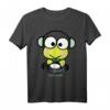 Sanrio Keroppi Cute DJ Music Frog T-Shirt - Offiziell lizenzierte Sanrio Bekleidung für Fans