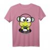 Sanrio Keroppi Cute DJ Music Frog T-Shirt - Offiziell lizenzierte Sanrio Bekleidung für Fans