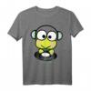 Sanrio Keroppi Cute DJ Music Frog T-Shirt - Offiziell lizenzierte Sanrio Bekleidung für Fans
