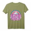 Ironic Alpha Male Unicorn Rainbow T-Shirt für Herren und Damen – Buntes, humorvolles Graphic Tee für Ironie und Style