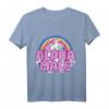 Ironic Alpha Male Unicorn Rainbow T-Shirt für Herren und Damen – Buntes, humorvolles Graphic Tee für Ironie und Style