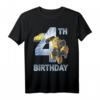 Transformers Bumblebee 4th Birthday T-Shirt - Officially Licensed Transformers Apparel für Kindergeburtstage