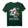 Transformers Bumblebee 4th Birthday T-Shirt - Officially Licensed Transformers Apparel für Kindergeburtstage