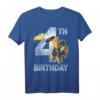 Transformers Bumblebee 4th Birthday T-Shirt - Officially Licensed Transformers Apparel für Kindergeburtstage