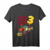 Kinder Eisenbahn 3. Geburtstag T-Shirt mit Lokomotive - Zug Design für Jungen zum Geburtstag & als Dekoration