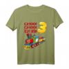 Kinder Eisenbahn 3. Geburtstag T-Shirt mit Lokomotive - Zug Design für Jungen zum Geburtstag & als Dekoration