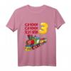 Kinder Eisenbahn 3. Geburtstag T-Shirt mit Lokomotive - Zug Design für Jungen zum Geburtstag & als Dekoration