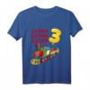 Kinder Eisenbahn 3. Geburtstag T-Shirt mit Lokomotive - Zug Design für Jungen zum Geburtstag & als Dekoration