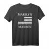 Marilyn Manson Flag and Logo T-Shirt - Official Merchandise für Fans, Männer, Frauen, Kinder & Accessoires