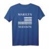 Marilyn Manson Flag and Logo T-Shirt - Official Merchandise für Fans, Männer, Frauen, Kinder & Accessoires