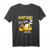 Bagger T-Shirt zum 2. Geburtstag für Jungen und Mädchen - Lustiges Baustellen Outfit für Kinder, ideales Geschenk für Geburtstagsfeier und Kindergarten