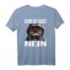Lustiges Katzen Spruch T-Shirt – Bevor Du Fragst Nein! Witziges Statement für Morgenmuffel, Schichtarbeiter & Katzenliebhaber