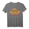 Admin Retro Vintage Hacker IT Computer Geschenk T-Shirt – Perfektes Nerd- und Programmierergeschenk für Weihnachten & Geburtstag