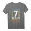 Kinder Geburtstag 7 Geschenke Shirt - Lustiges T-Shirt für 7 Jahre Jungen & Mädchen, Klassisch geschnitten