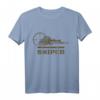 Sniper Ghillie Anzug & Fadenkreuz Militär-T-Shirt – Vintage Scharfschützen-Design, Perfekt als Geschenk für Shooter, Jäger & FPS Fans