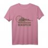 Sniper Ghillie Anzug & Fadenkreuz Militär-T-Shirt – Vintage Scharfschützen-Design, Perfekt als Geschenk für Shooter, Jäger & FPS Fans