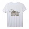 Sniper Ghillie Anzug & Fadenkreuz Militär-T-Shirt – Vintage Scharfschützen-Design, Perfekt als Geschenk für Shooter, Jäger & FPS Fans
