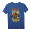 Monster Truck Rock Kinder T-Shirt - Lustiges Geschenk für Jungen & Monster Truck Fans