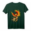 Rising Phoenix Fire Fenix Inspirierendes Fantasy-Geschenk T-Shirt – Symbol der Erneuerung, Wiedergeburt & Inspiration für Männer, Frauen, Kinder