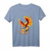 Rising Phoenix Fire Fenix Inspirierendes Fantasy-Geschenk T-Shirt – Symbol der Erneuerung, Wiedergeburt & Inspiration für Männer, Frauen, Kinder
