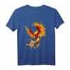 Rising Phoenix Fire Fenix Inspirierendes Fantasy-Geschenk T-Shirt – Symbol der Erneuerung, Wiedergeburt & Inspiration für Männer, Frauen, Kinder