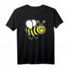 Biene T-Shirt für Kinder - Süßes Comic Design, klassisch geschnitten, doppelt genähter Saum