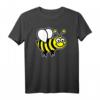 Biene T-Shirt für Kinder - Süßes Comic Design, klassisch geschnitten, doppelt genähter Saum