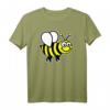 Biene T-Shirt für Kinder - Süßes Comic Design, klassisch geschnitten, doppelt genähter Saum