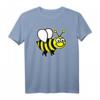 Biene T-Shirt für Kinder - Süßes Comic Design, klassisch geschnitten, doppelt genähter Saum