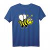 Biene T-Shirt für Kinder - Süßes Comic Design, klassisch geschnitten, doppelt genähter Saum