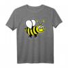 Biene T-Shirt für Kinder - Süßes Comic Design, klassisch geschnitten, doppelt genähter Saum