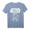 Star Wars R2-D2 Logo Pose Graphic T-Shirt – Offiziell lizenziertes Star Wars Merchandise für Fans